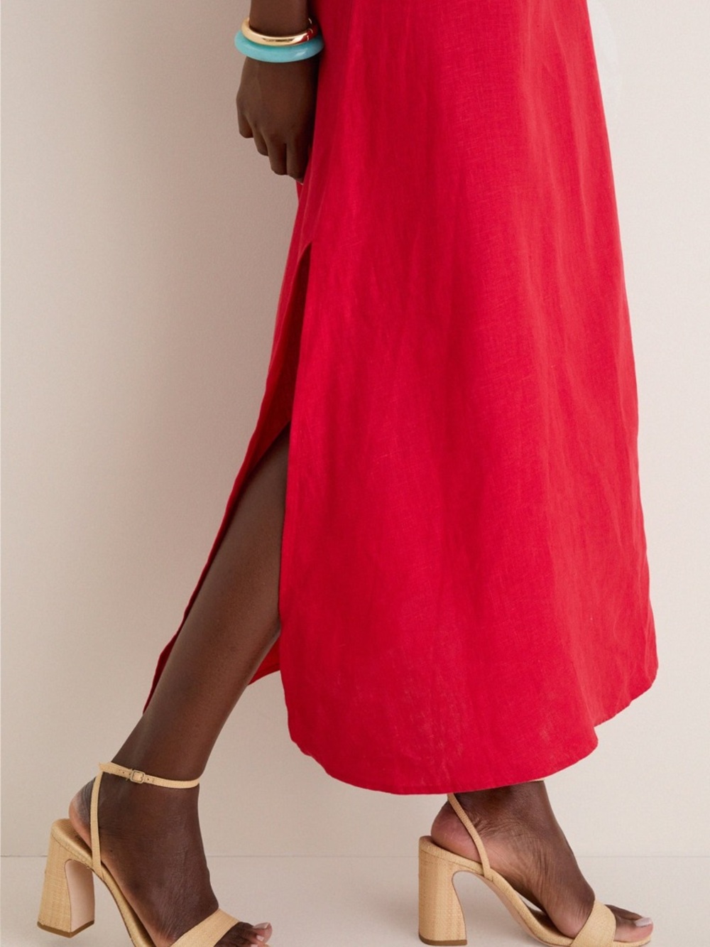 FARM Rio Red 3d Flower Maxi Dress Size XL NWT - Picture 8 of 16